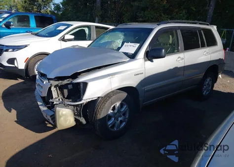 2002 Toyota Highlander Limited z USA, uszkodzony, nr VIN JTEHF21A620093366